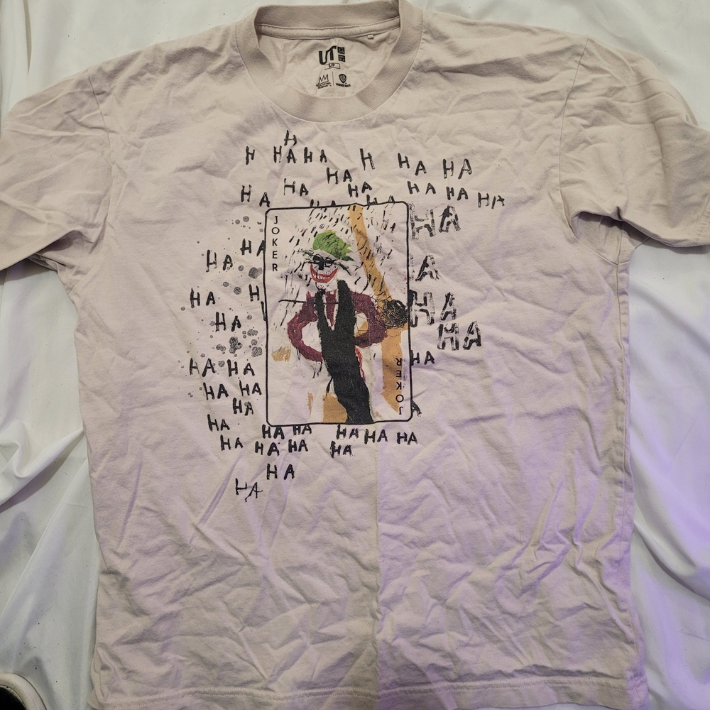 Warner Bros. White Graphic Joker Card Tee